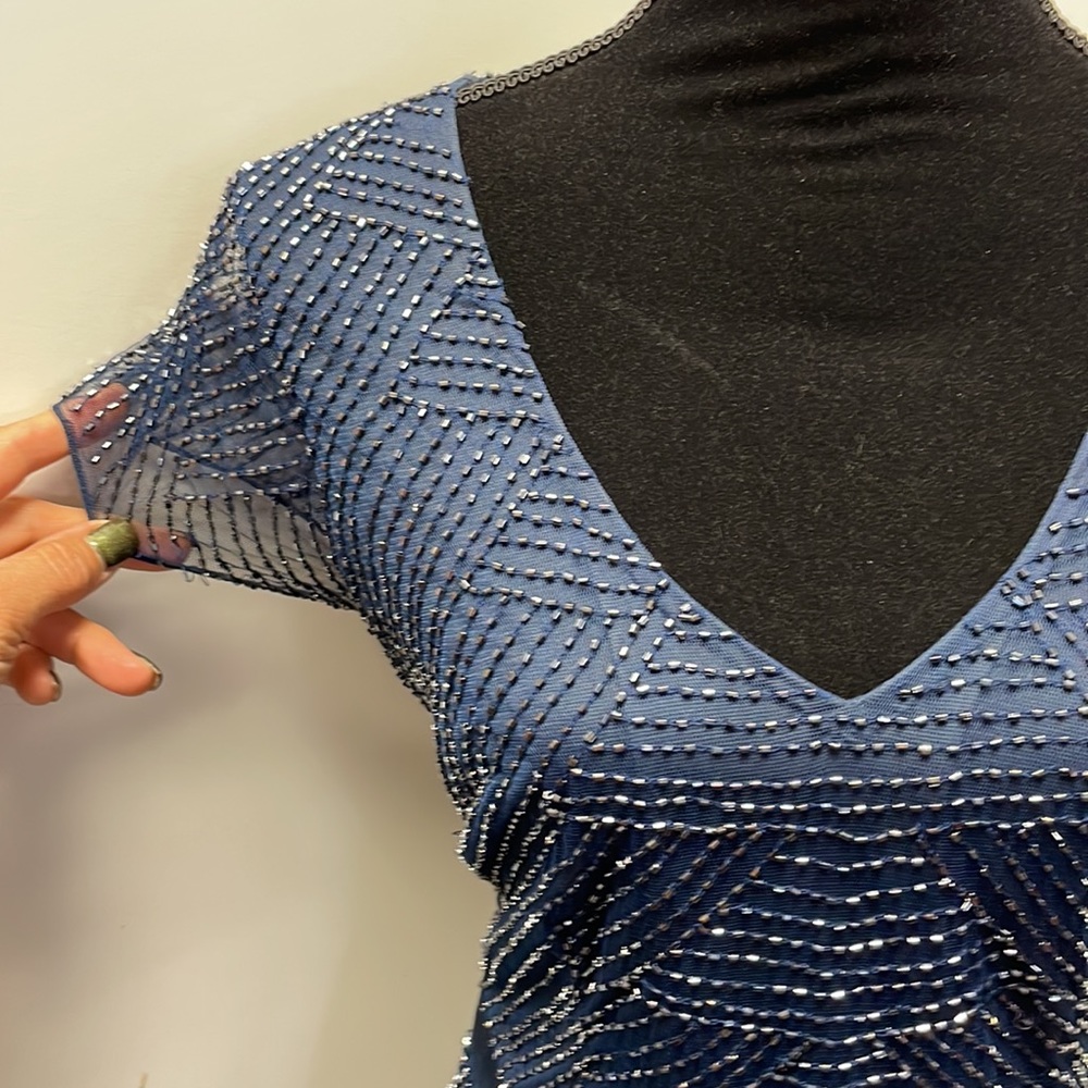 ADRIANNA PAPELL Prom beaded dress - Picture 5 of 12